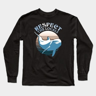 Respect The Locals - Dolphins Long Sleeve T-Shirt
